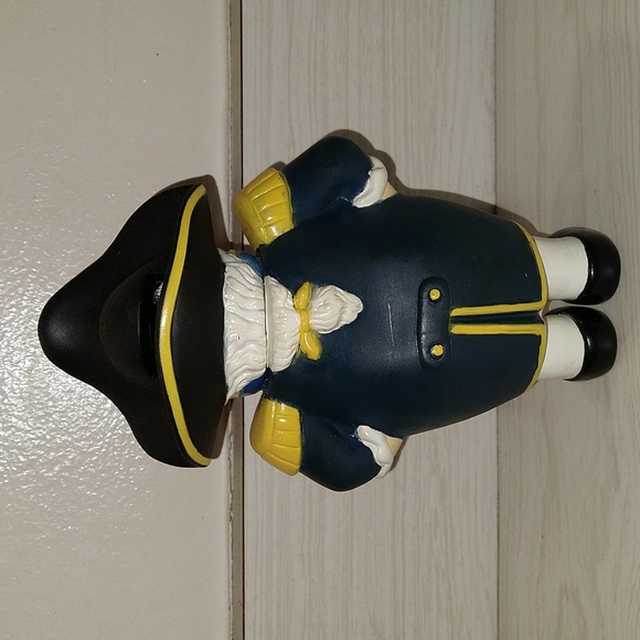 Vintage Admiral Insurance Vinyl Figure Advertising Coin Savings Piggy Bank - Picture 3 of 4